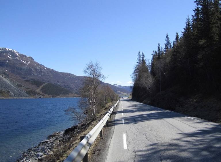 Bilde fra E16 Turtnes-Øye i Valdres