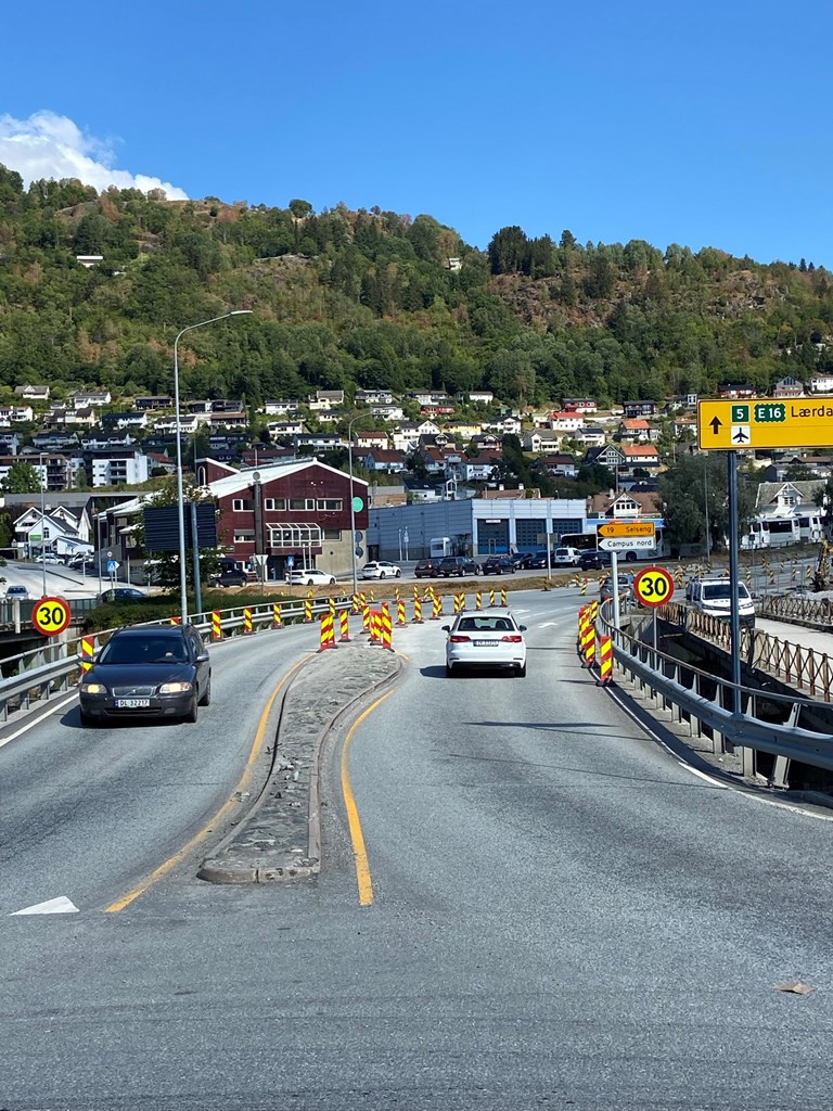 Riksveg 5, Gravensteinsgata, Sogndal