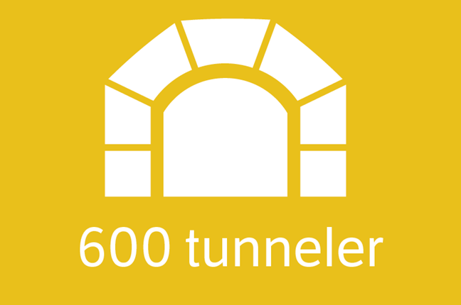 Statens vegvesen har ansvar for 600 tunneler. I ca. 50 av disse samles tunnelvaskevann opp før utslipp til resipient. Kilde: NVDB.