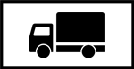 Bilde av lastebil symbol