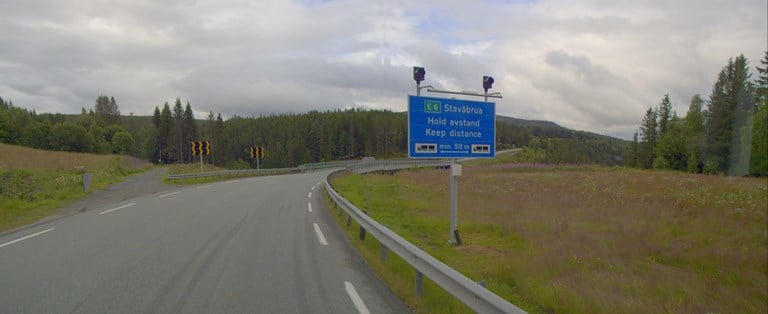 E6 Stavåbrua, bilde tatt i juli 2020.