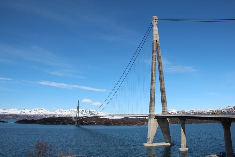 Hålogalandsbrua i Narvik kommune.