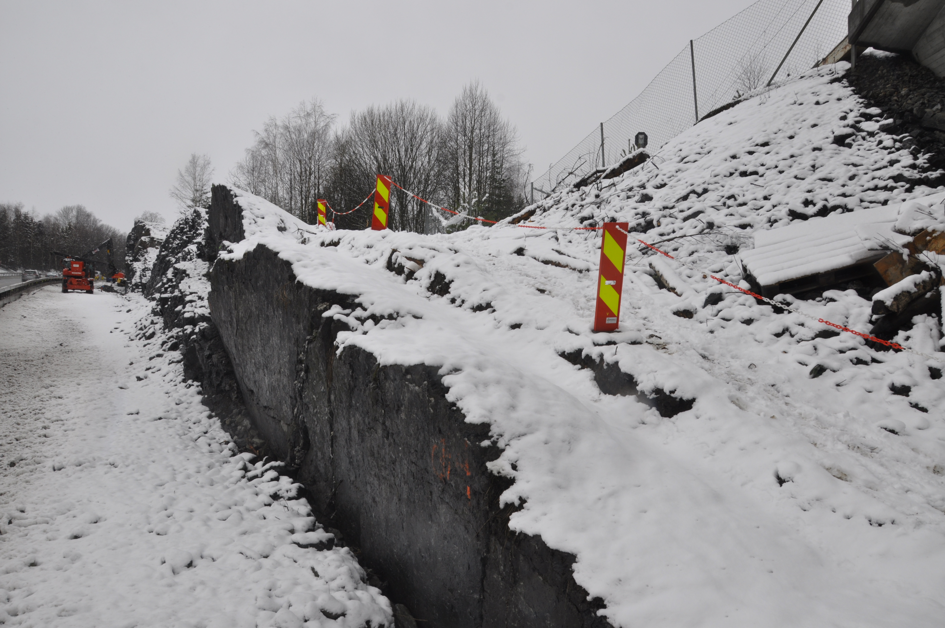 Gravearbeider gjør at turveien langs Kilen er stengt noen uker(Foto: Kjell Wold)