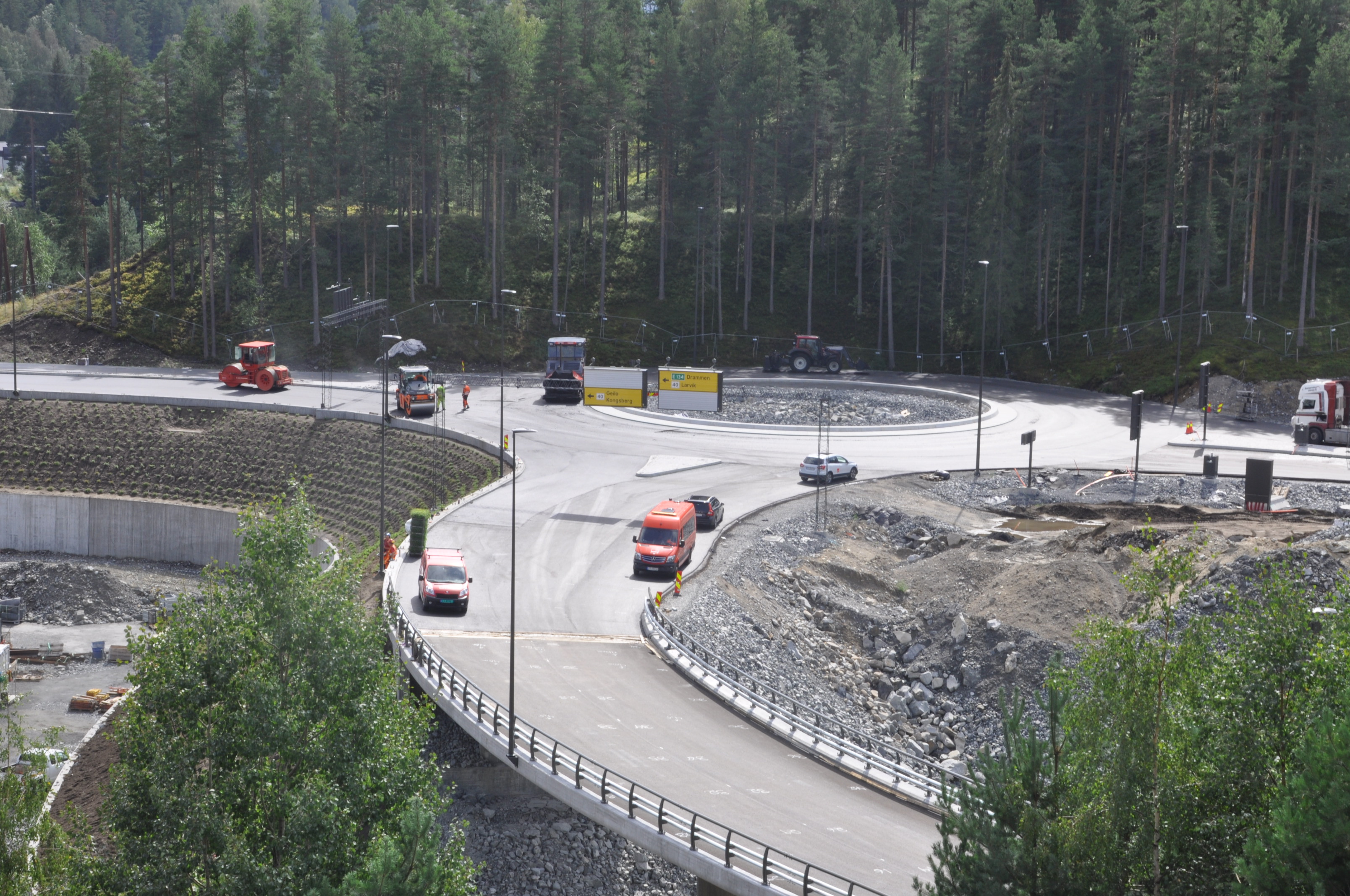 Her ved renseanlegget i Sellikdalen er ny innkjøring til Teknologiparken. (Foto: Kell Wold)
