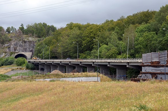 E18-viadukten ved Bøkeskogen rives