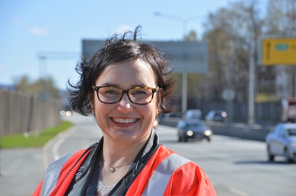 Nina Mari Jørgensen er bærekraftskoordinator for E18 Vestkorridoren
