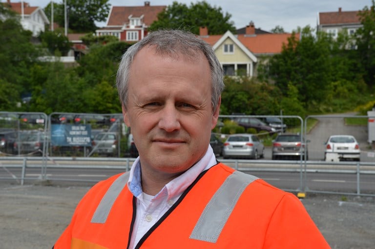 Tom Hedalen, prosjektsjef for E18 Vestkorridoren. Bilde.
